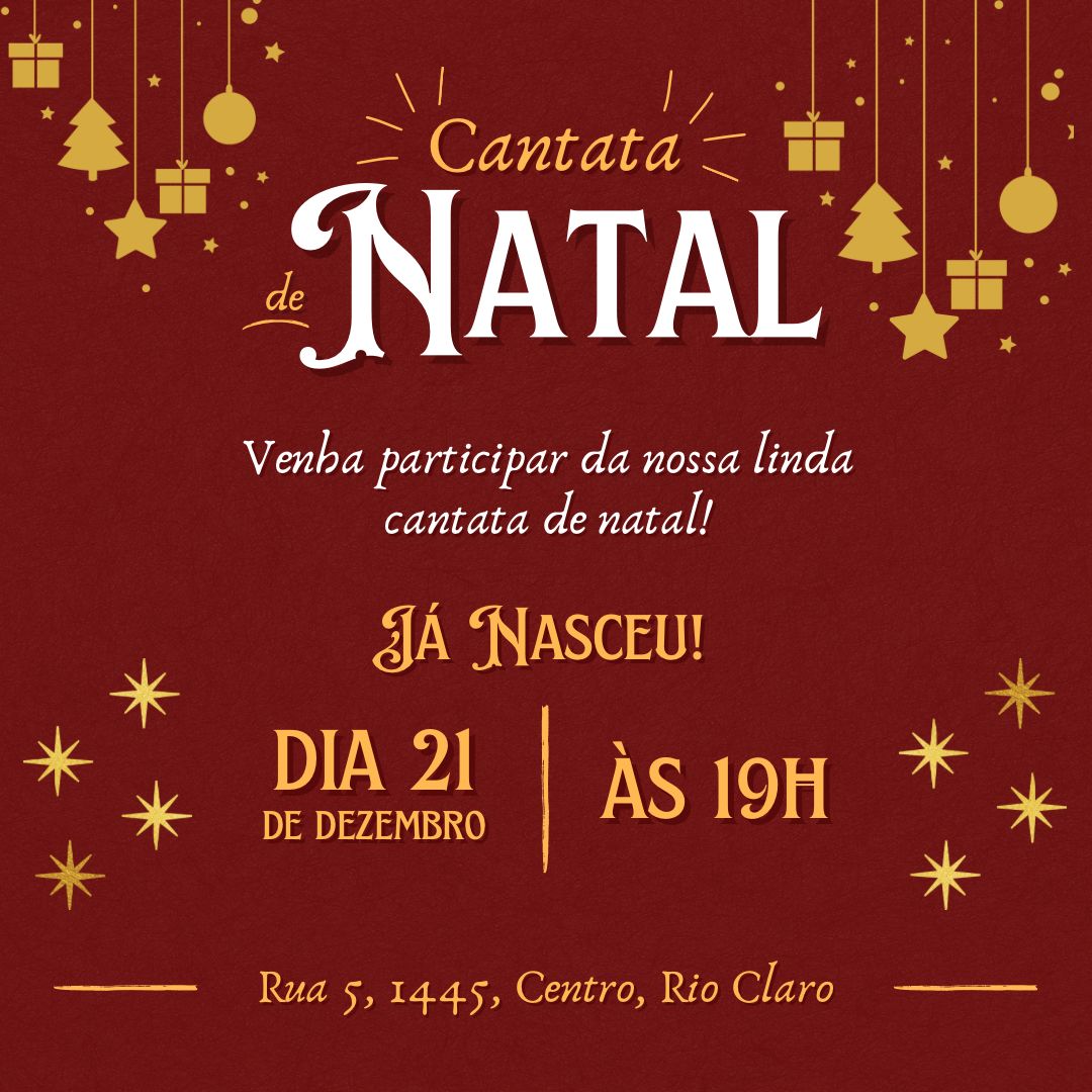 CANTATA DE NATAL | 2026